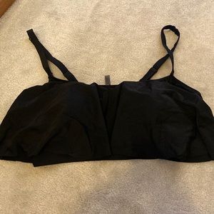 Black bathing suit top